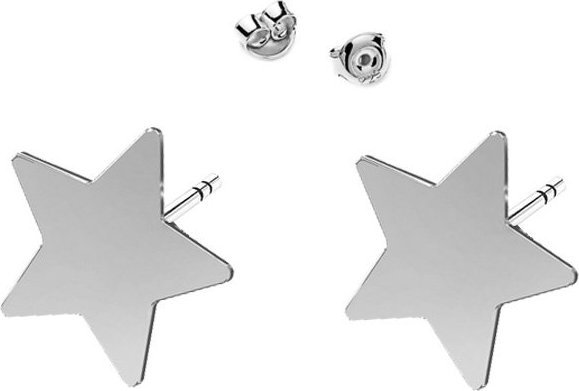 Radziszewska Jewellery Kolczyki Gwiazdki Srebro Boże Narodzenie