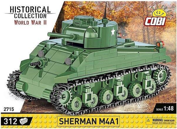 Cobi Historical Collection WWII Czołg Sherman M4A1
