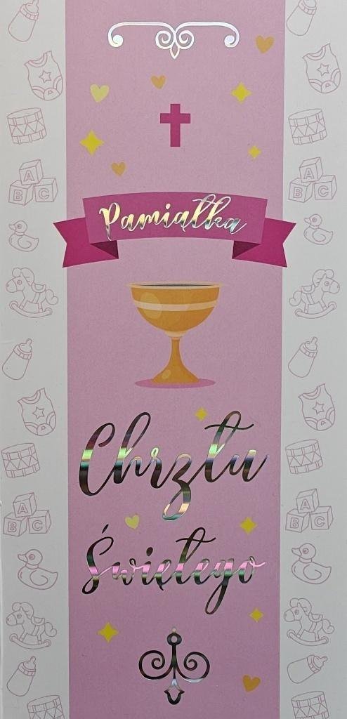 Karnet Chrzest dziewczynka