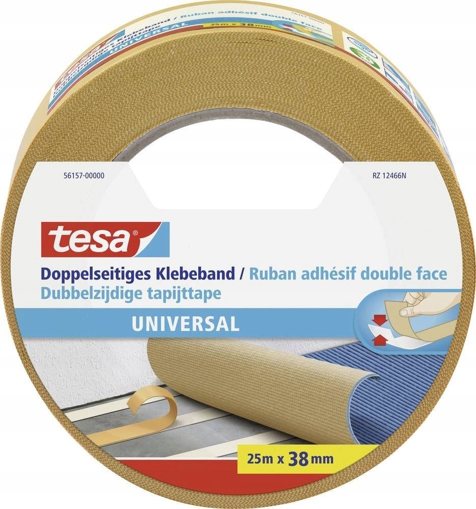 Tesa tesa Taśma klejąca dwustronna uniwersalna 25m x 38mm