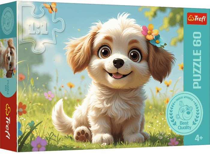 Trefl Puzzle Szczeniaczkiem być! 60 elementów (17408)