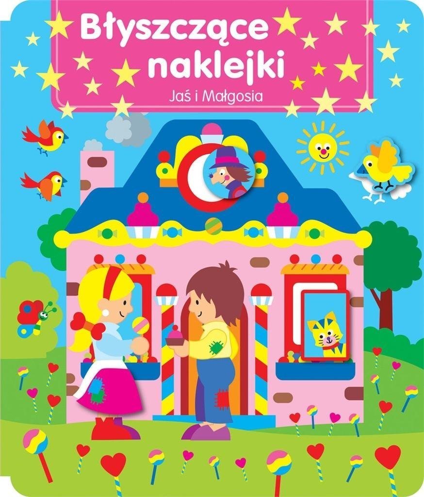 Literat Błyszczące naklejki. Jaś i Małgosia