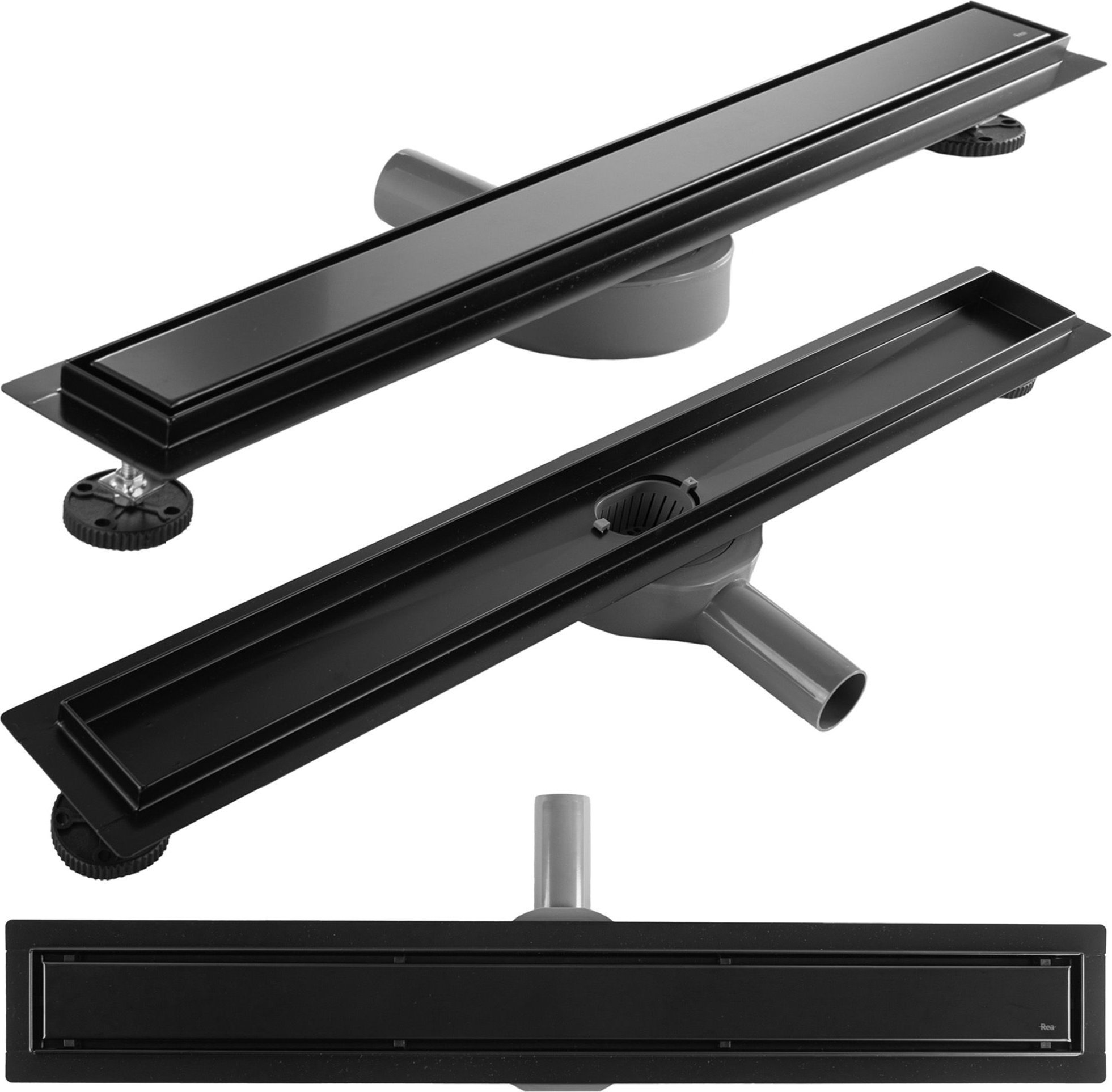 Rea Odpływ Liniowy REA Neox pro Czarny 90