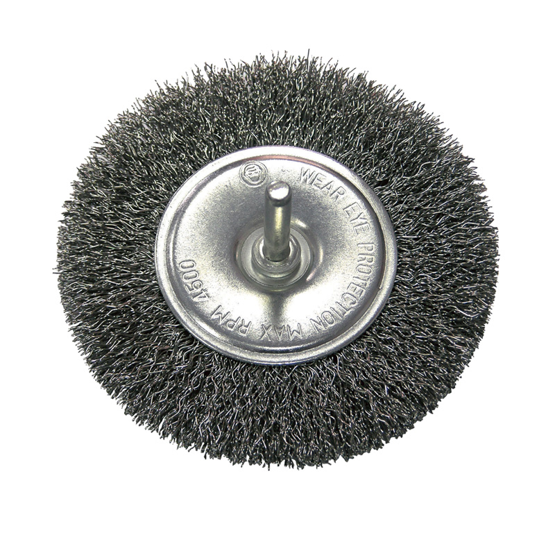 Pro-Line Szczotka tarczowa z drutu falowanego z trzpieniem Ø=63mm - 32426
