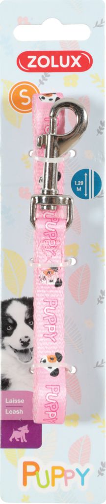 Zolux Smycz Puppy MASCOTTE 13 mm/1,20 m kol. kol. różowy