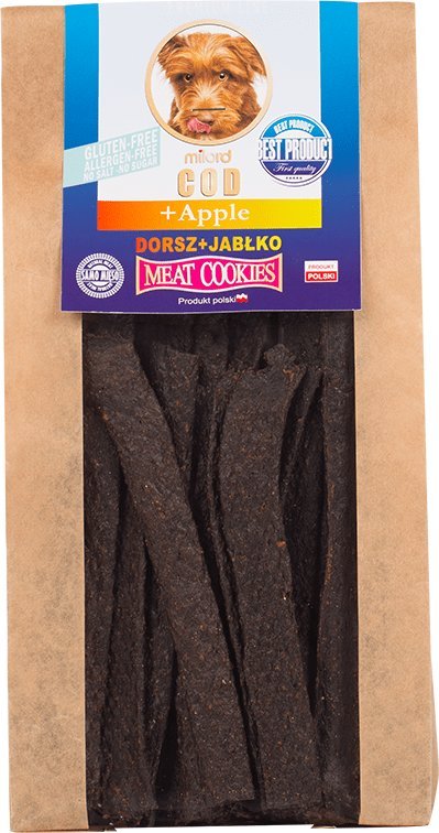 Przysmak dla psa - ciastka dorsz z jabłkiem 80 g