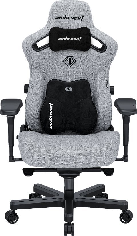 Fotel Anda Seat Fotel gamingowy Kaiser 3 PRO XL Anda Seat materiałowy szary