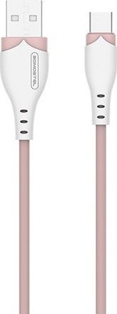 Kabel USB Somostel USB-A - USB-C 1.2 m Różowy (28263)