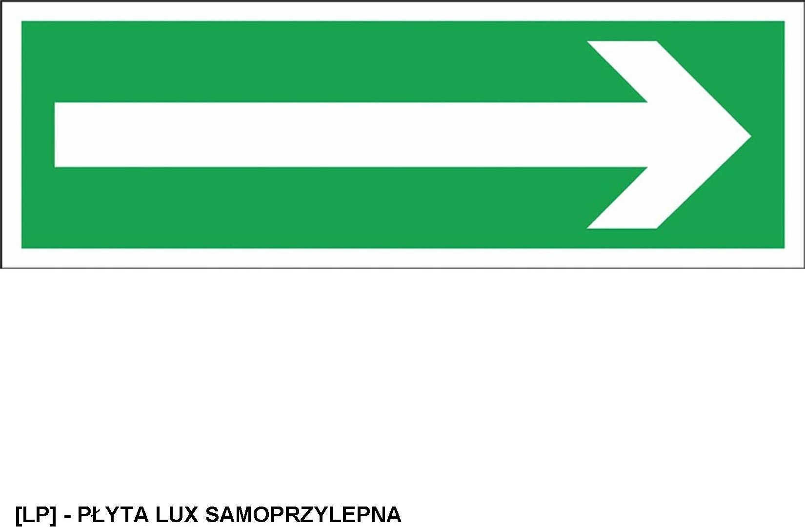 Reis Z-1E - Znak ewakuacyjny Kierunek do wyjścia drogi ewakuacji