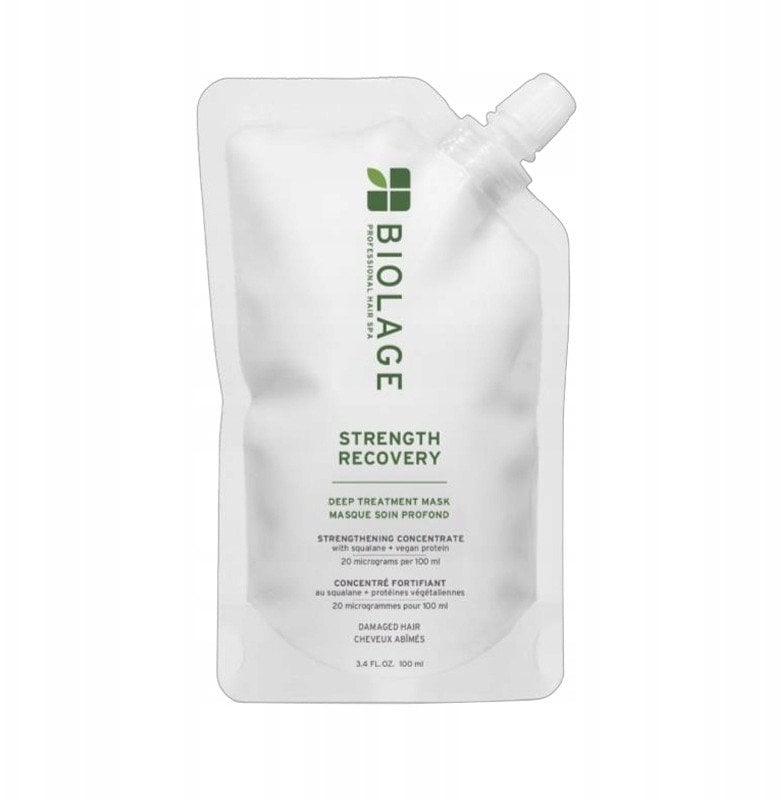 MATRIX_Biolage Strength Recovery maska głęboko regenerująca do włosów zniszczonych 100ml