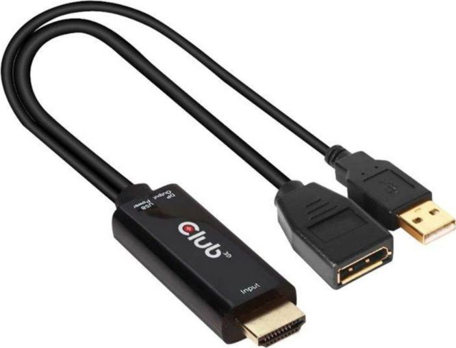 Adapter AV Club 3D DisplayPort - HDMI czarny (CAC-1331)