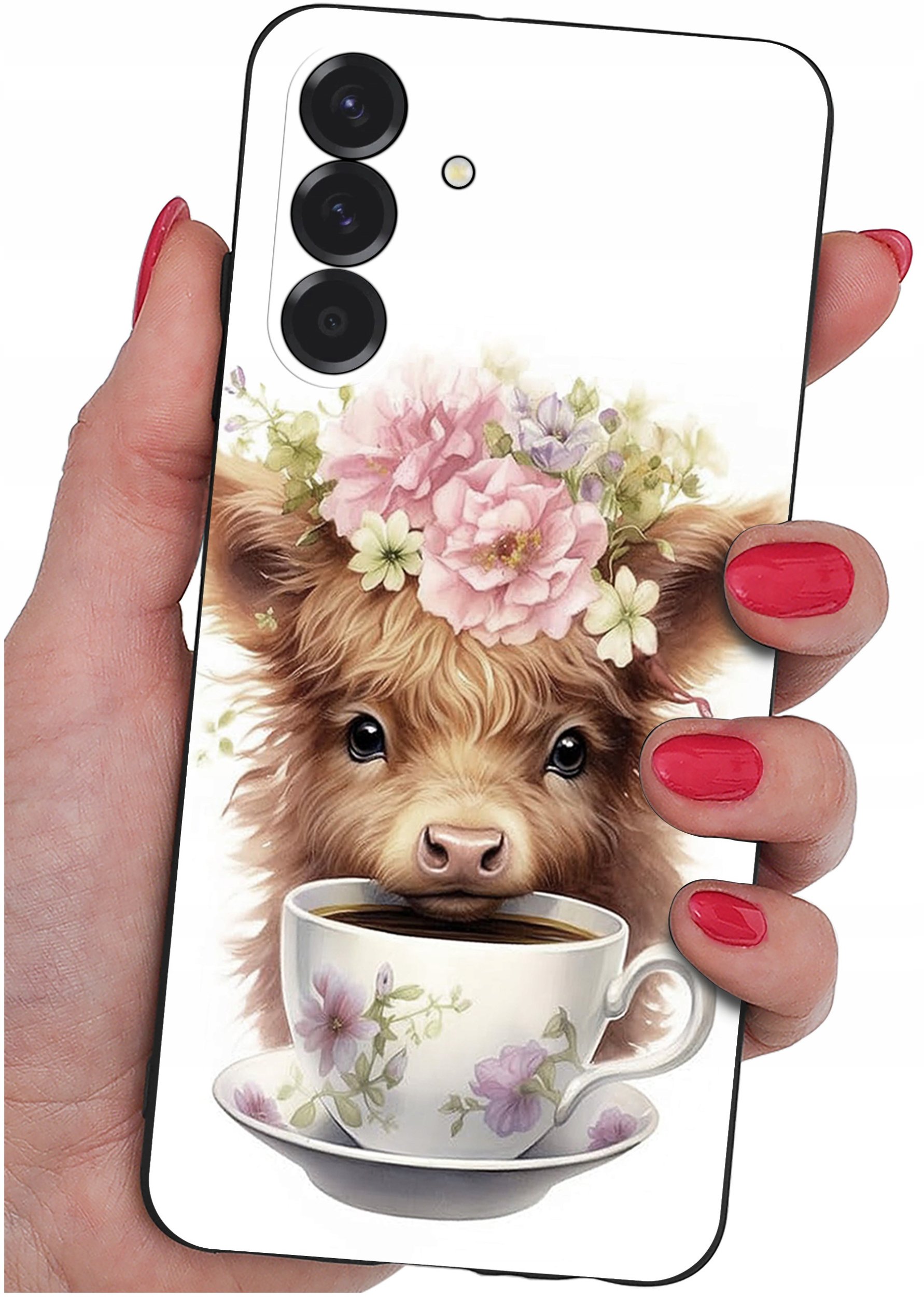 ETUI do Samsung A36 5G | WZORY | SILIKONOWE MATT CASE + SZKŁO 9H