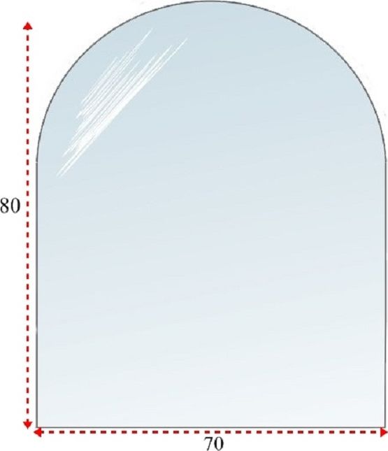 Hurtex Szyba Szkło Hartowana Podstawa Pod Kominek Kozę 80x70