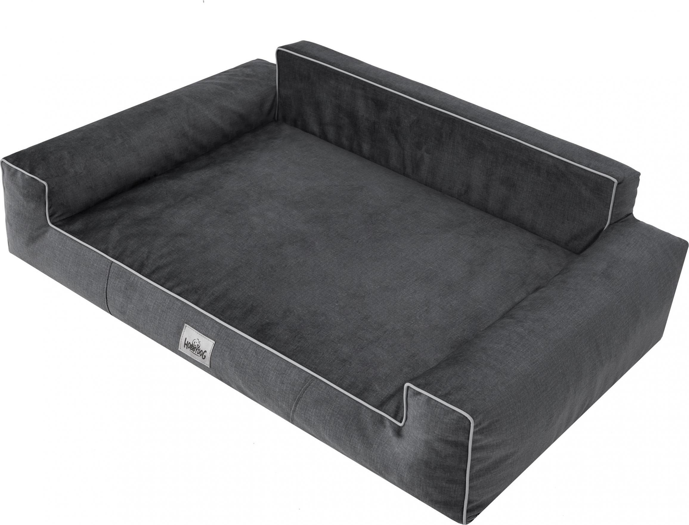 Hobbydog Legowisko Glamour Nowy, czarny fancy, r. XL