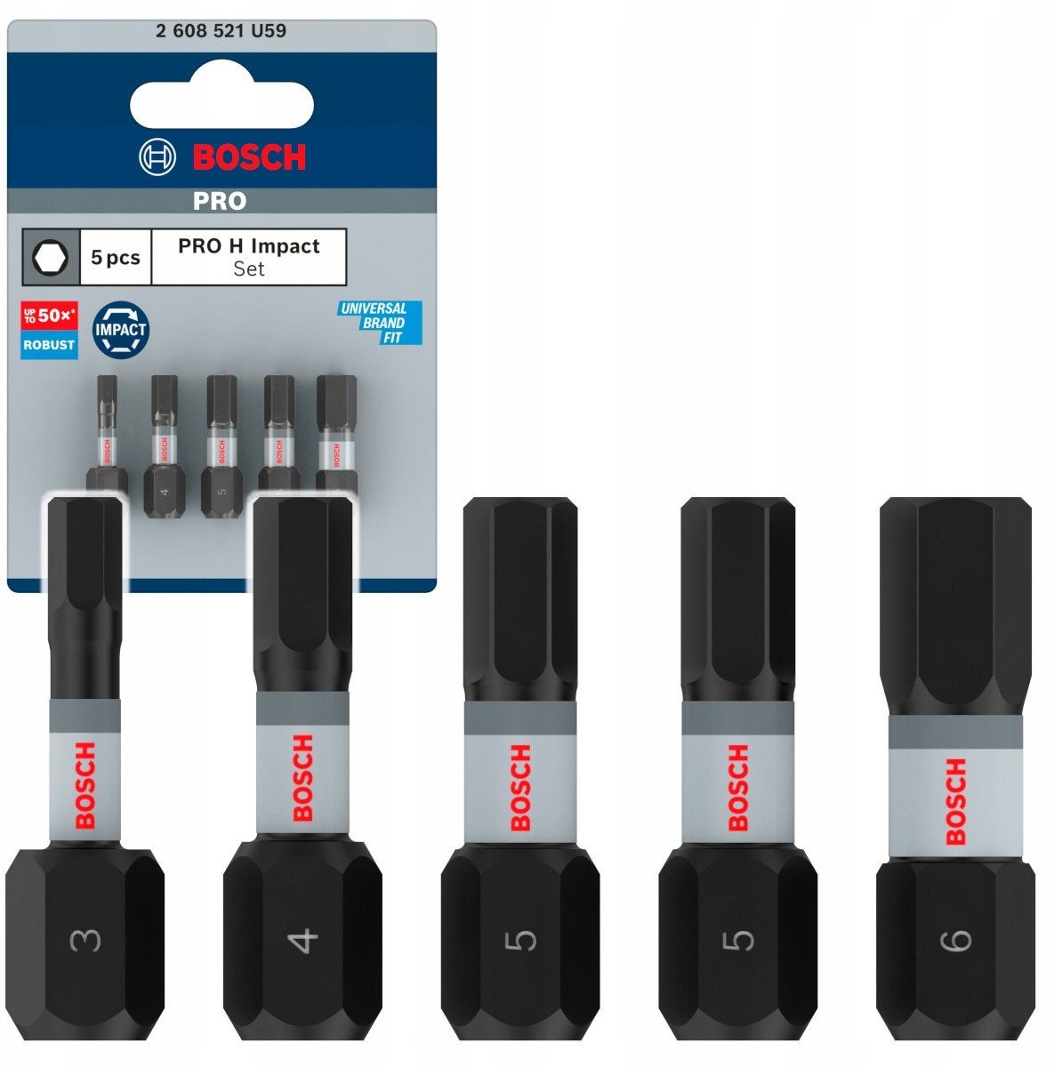 Końcówka wkręcająca PRO H Impact Set