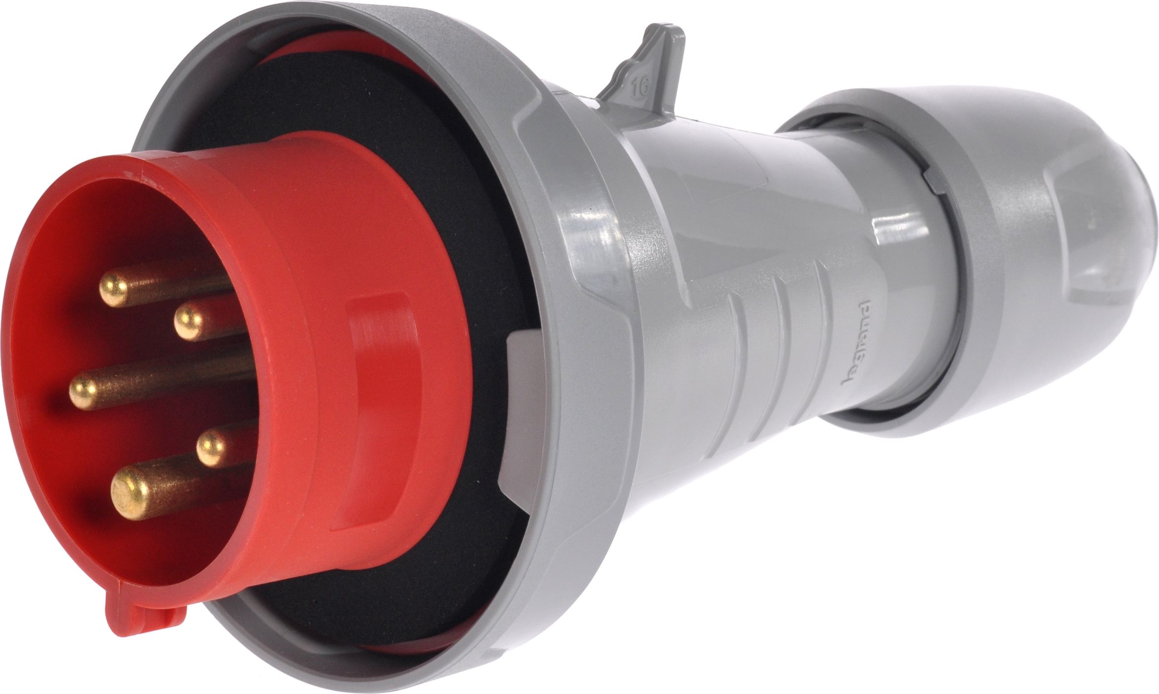 Legrand Wtyczka przenośna 5P 16A 400V czerwona IP67 P17 TEMPRA PRO (555329)