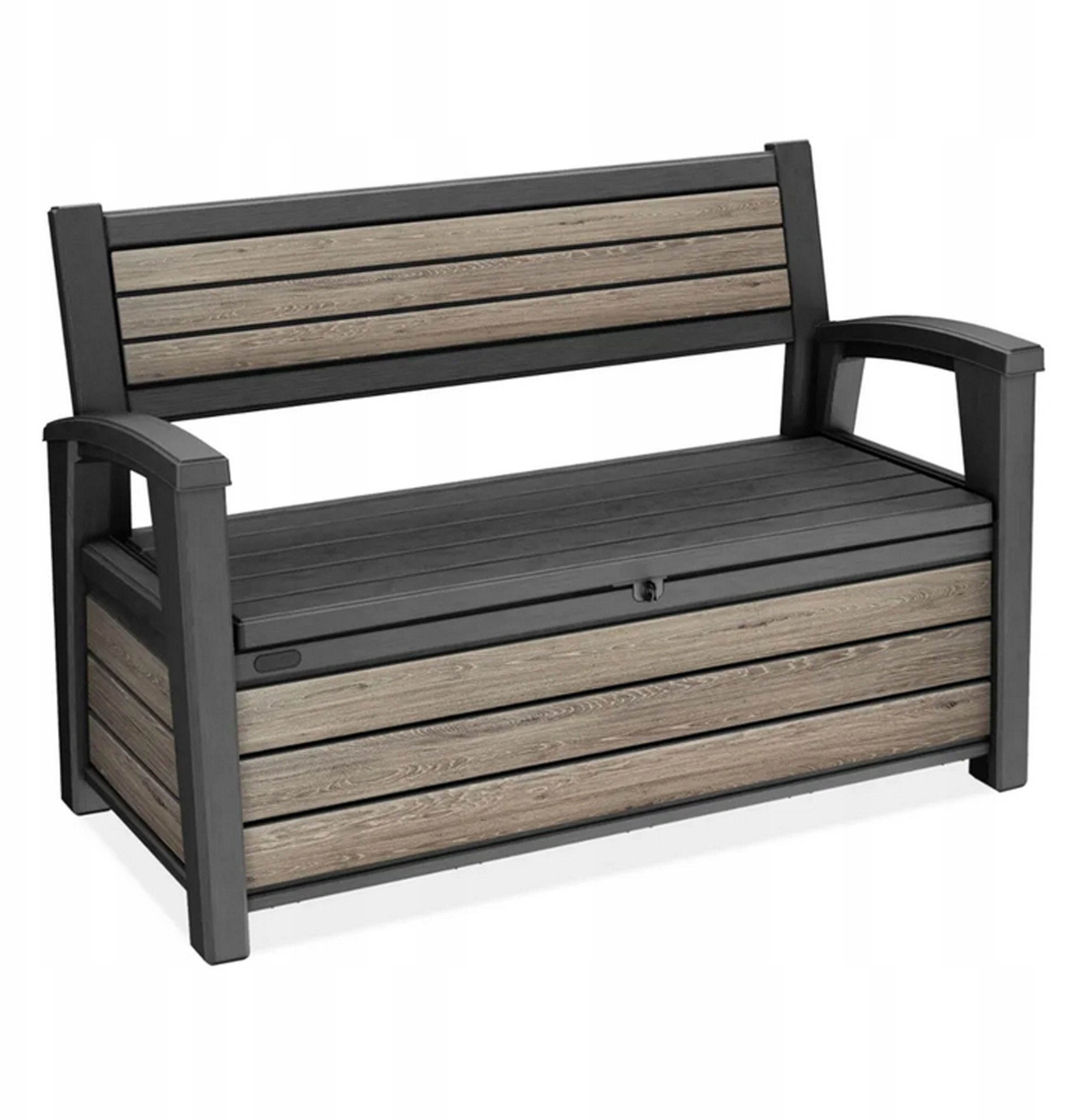 Uzglabasanas sols Deco Garden Bench 227L Ashwood pelnu peleks 7290112641977