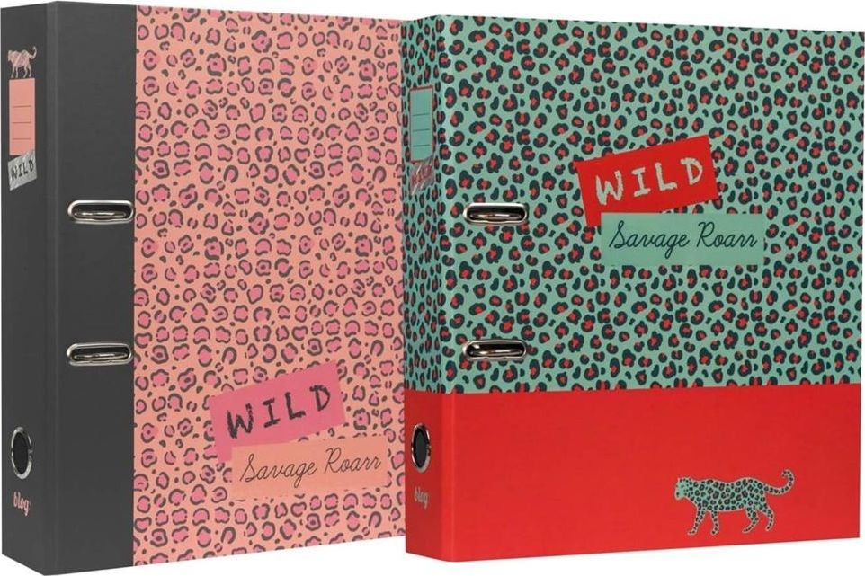 Segregator Bee-bee Segregator A4/2R 8cm z dźwignią B'Log Wild