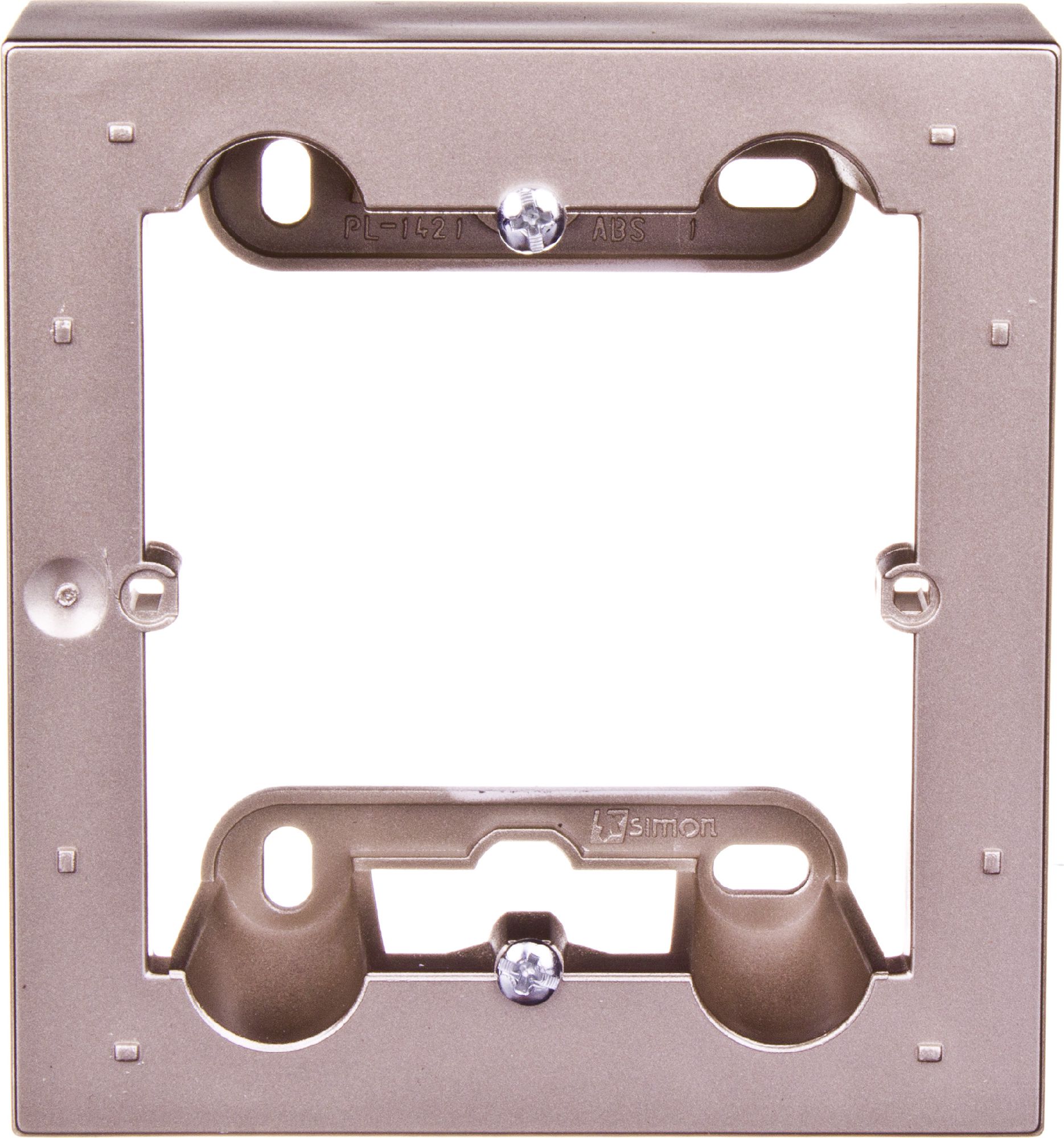 Kontakt-Simon Puszka natynkowa pojedyncza płytka złoty mat (WMDZ-201xxx-044)