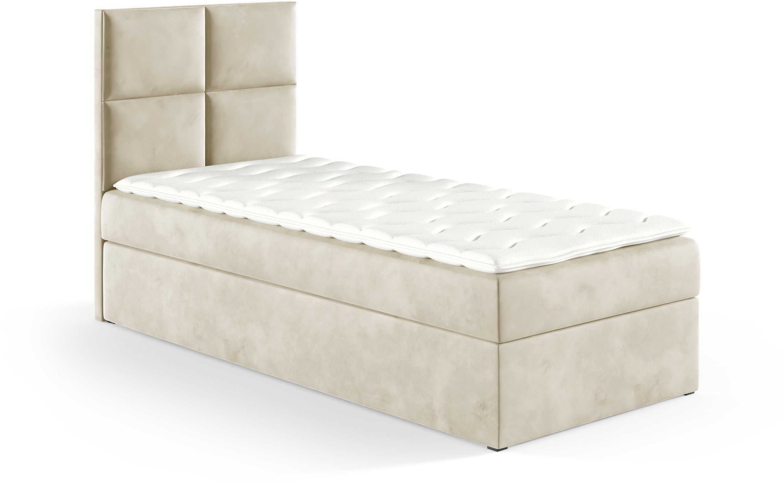 Łóżko kontynentalne Gobi Box 90x200 bez nóżek riviera 21