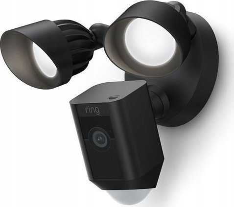 Kamera IP RING Kamera zewnętrzna Ring Floodlight Cam Plus kablowa czarna