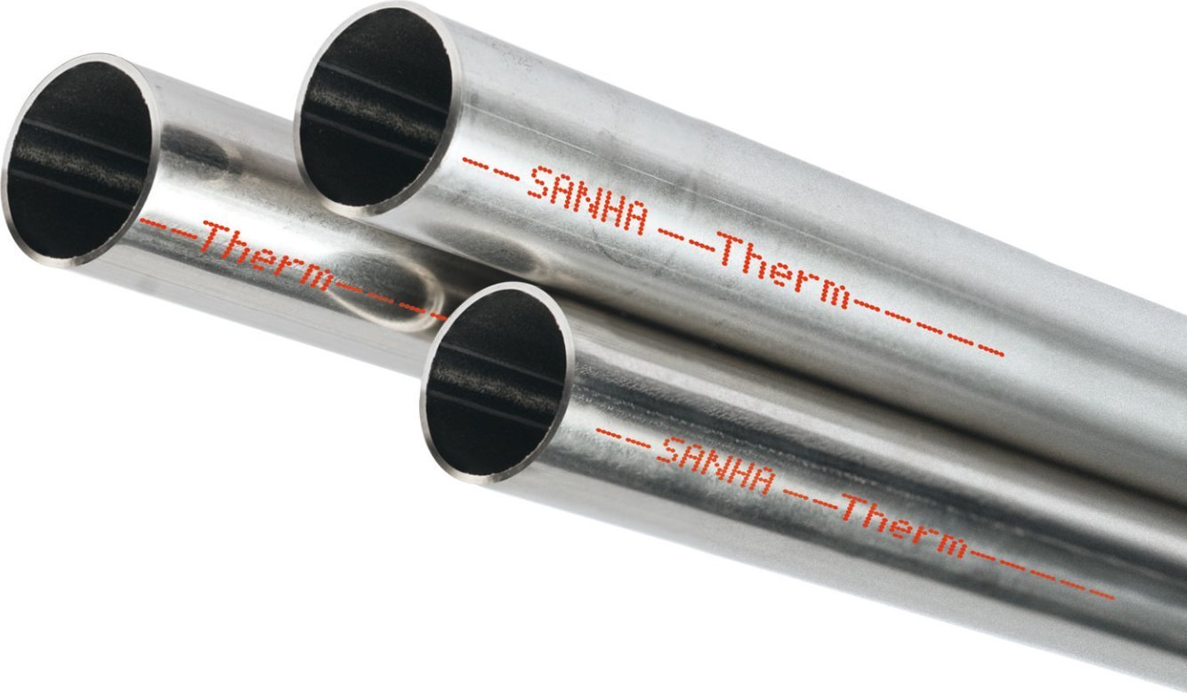 Rura SANHA-Therm ze stali węglowej ocynkowanej zewnętrznie d18x1,2- odcinek 3m (S)