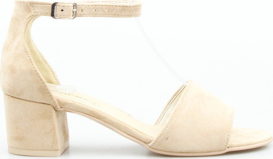 Basieńka Sandały niskie beżowe Basieńka-36