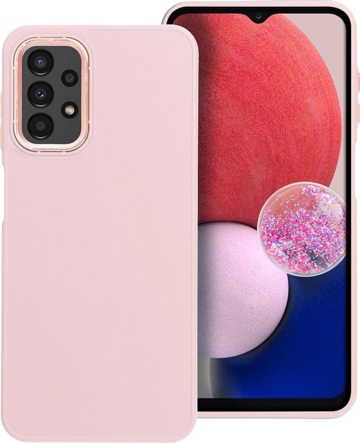 OEM Futerał FRAME do SAMSUNG A13 5G / A04S pudrowy róż