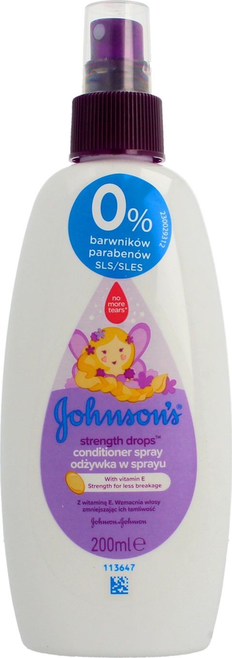 JOHNSONS BABY Johnsons Baby Strenght Drops Odżywka w sprayu do włosów 200ml