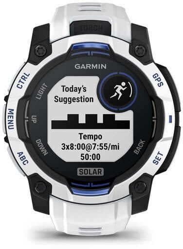 Smartwatch GARMIN Instinct 3 45mm SOLAR Whitestone