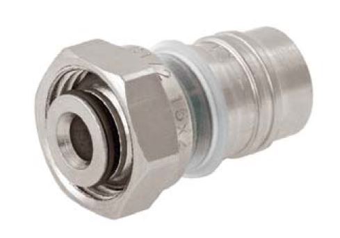 Kisan Złączka zaprasowywana z gwintem wewnętrznym z półśrubunkiem - WL 24.22.11.00