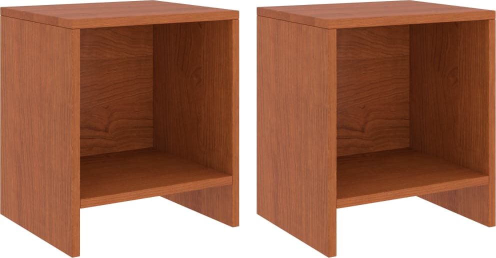 vidaXL VidaXL Szafki nocne, 2 szt., miodowy brąz, 35x30x40 cm, drewno sosnowe
