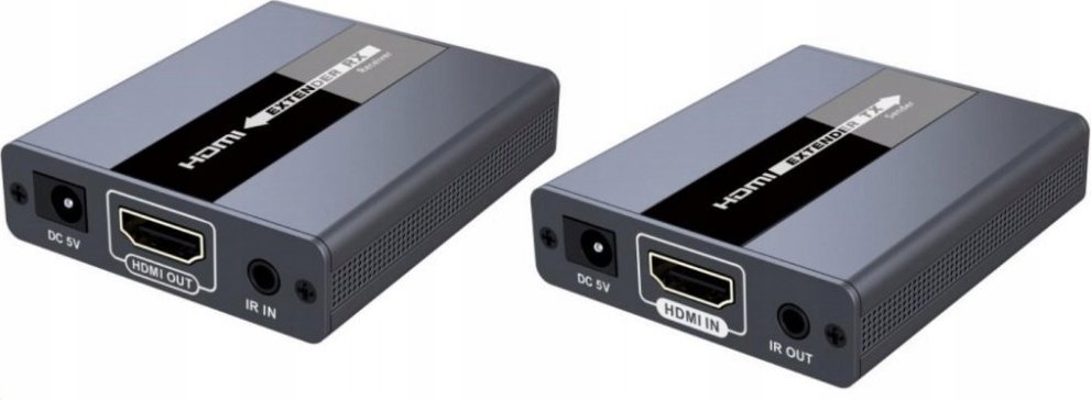 Kabel PremiumCord PREMIUMCORD HDMI extender na 120m přes jeden kabel Cat5/6, bez zpoždění