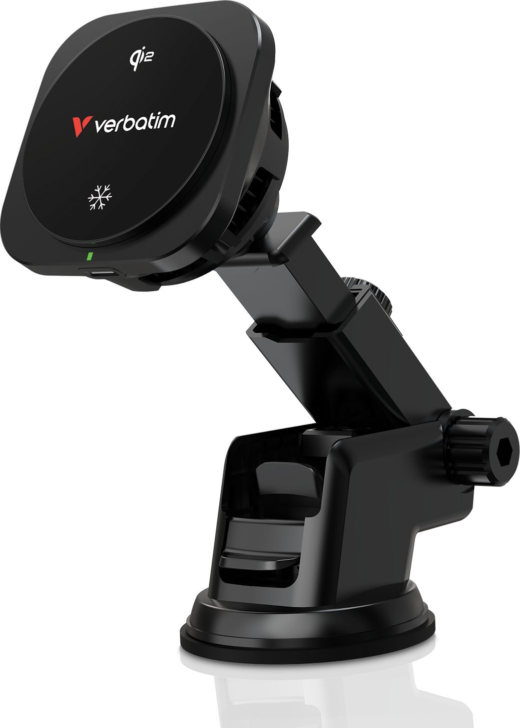 Verbatim Charge 'n' Drive Qi2 Smartfon Czarny USB Bezprzewodowe ładowanie Szybkie ładowanie Automatyczna