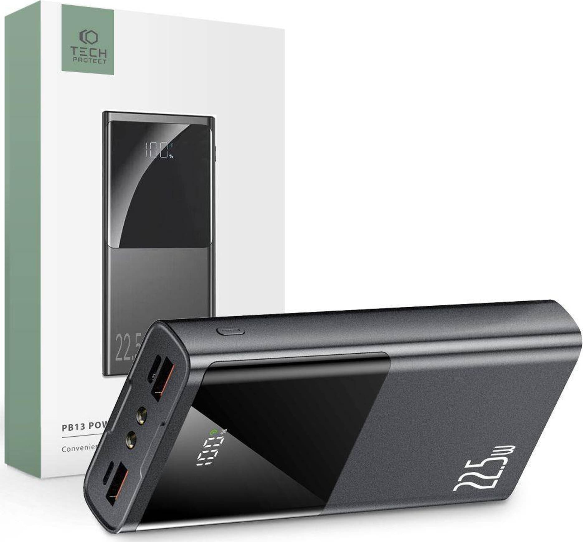 Powerbank Tech-Protect Powerbank 22.5W 20000mAh Tech-Protect PB13 szary