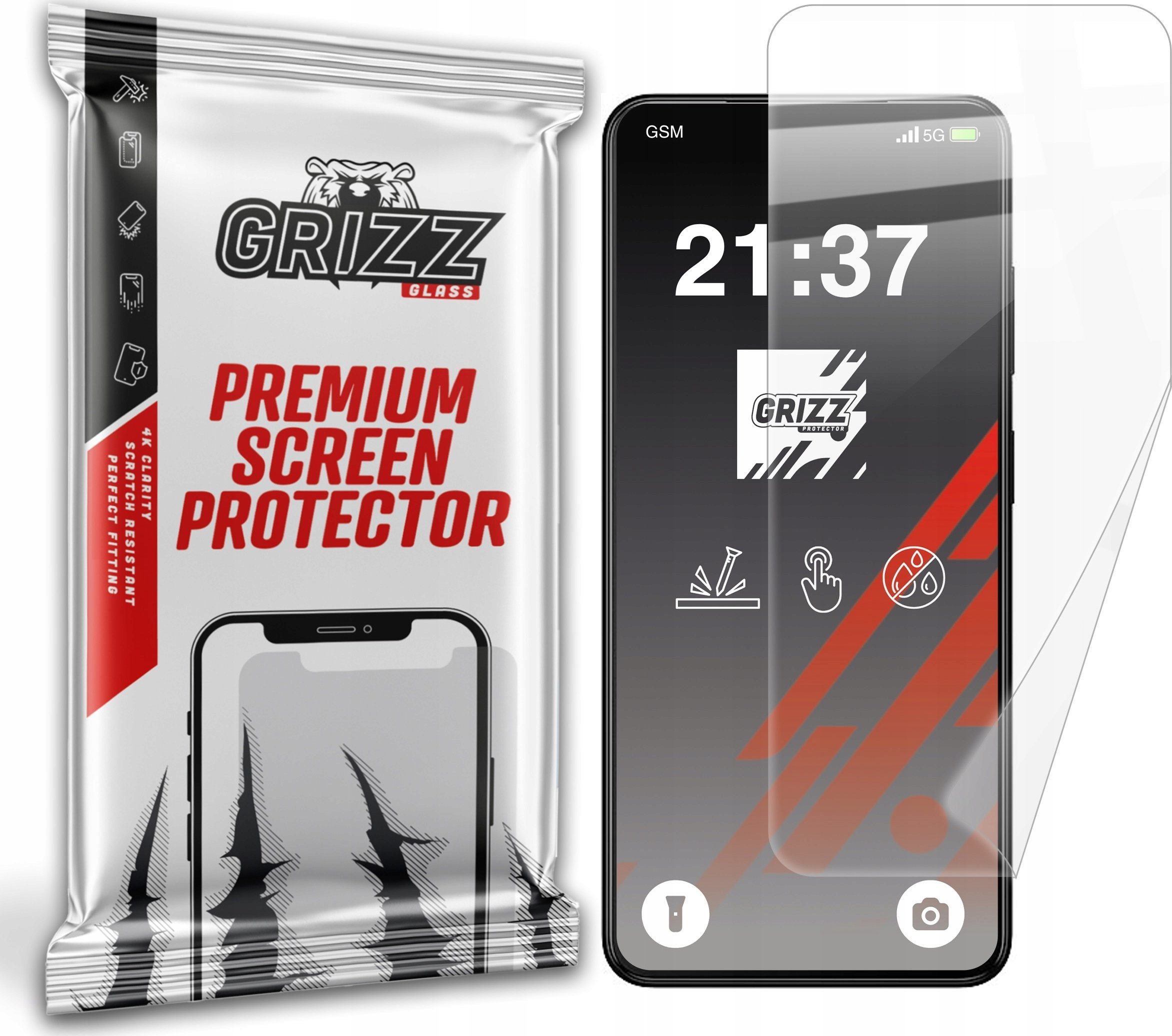 GrizzGlass Folia ceramiczna GrizzGlass CeramicFilm do HMD Fusion