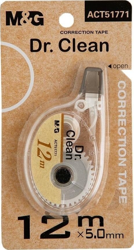 M&G Korektor w taśmie Dr. Clean 5mm x 12m
