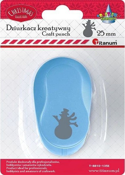 Titanum Dziurkacz kreatywny 25 mm Titanum Bałwan 135E