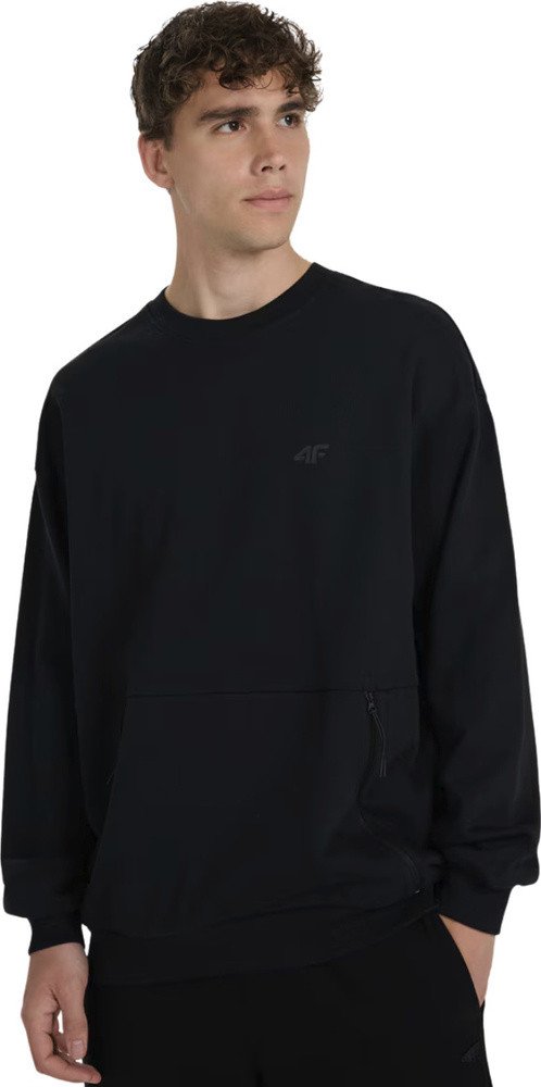 Bluza męska 4F M1924 głęboka czerń 4FWAW25TSWSM1924 20S L