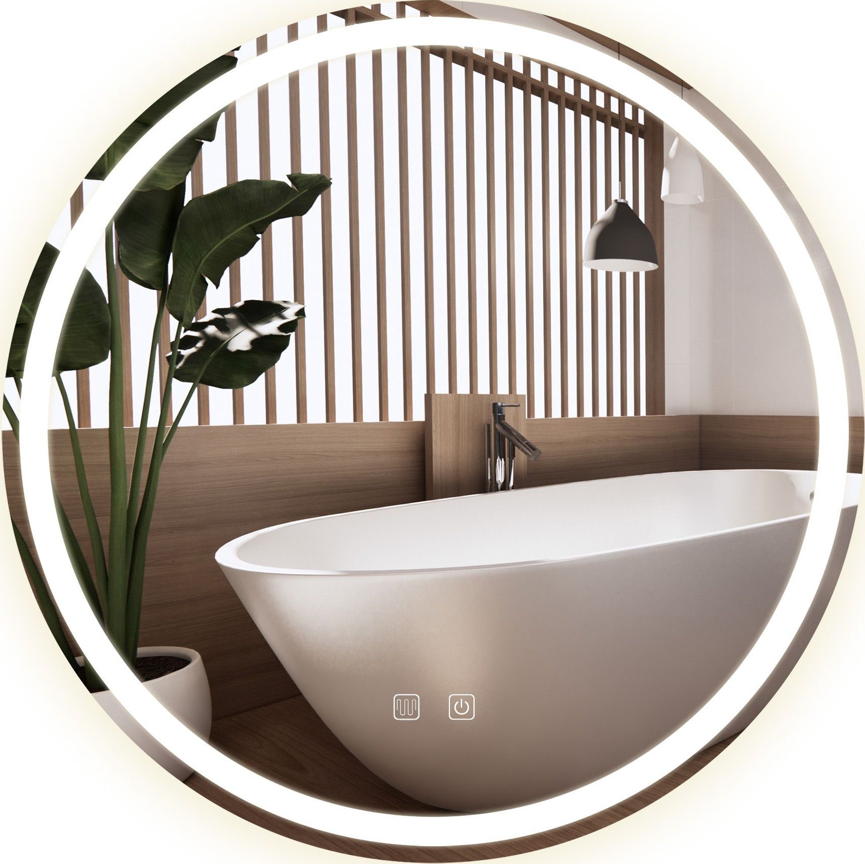 Lustro Tutumi LUSTRO ŚCIENNE LED 50cm BAS