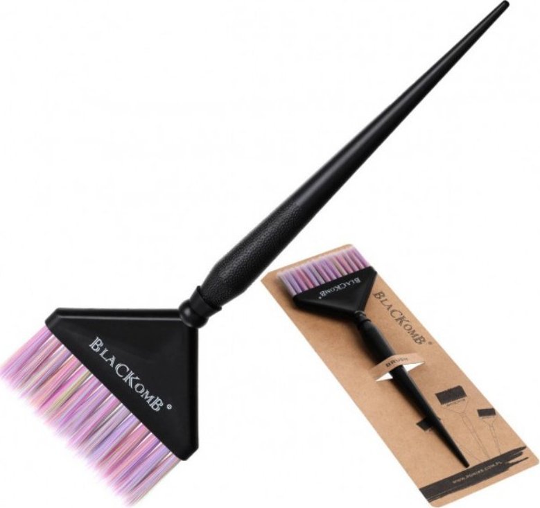 Poniks Blackomb pędzelek do farbowania włosów, włosie neonowe