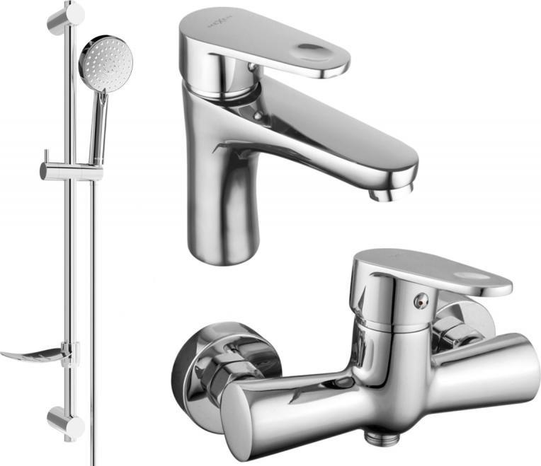 Bateria prysznicowa Mexen Mexen Kama DF75 zestaw prysznicowy, chrom - 72504DF75-00