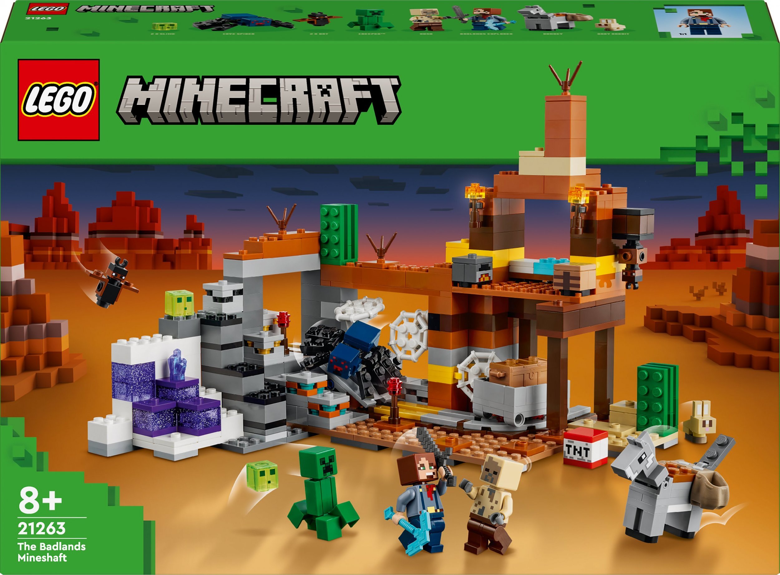 LEGO Minecraft Kopalnia w Badlandach (21263)