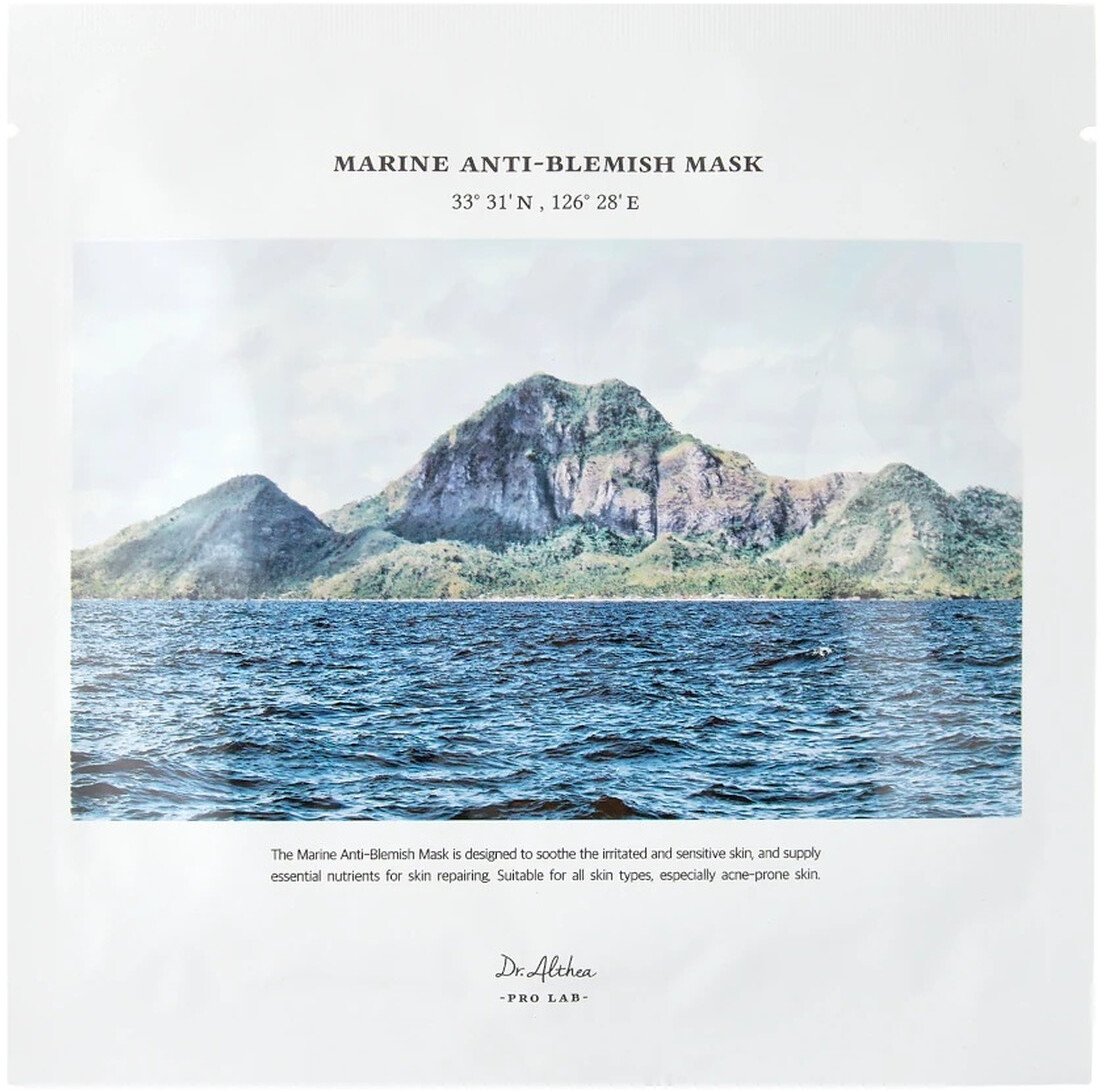 Dr. Althea Marine anti-blemish mask regenerująca maska w płachcie przeciwko niedoskonałościom 5szt