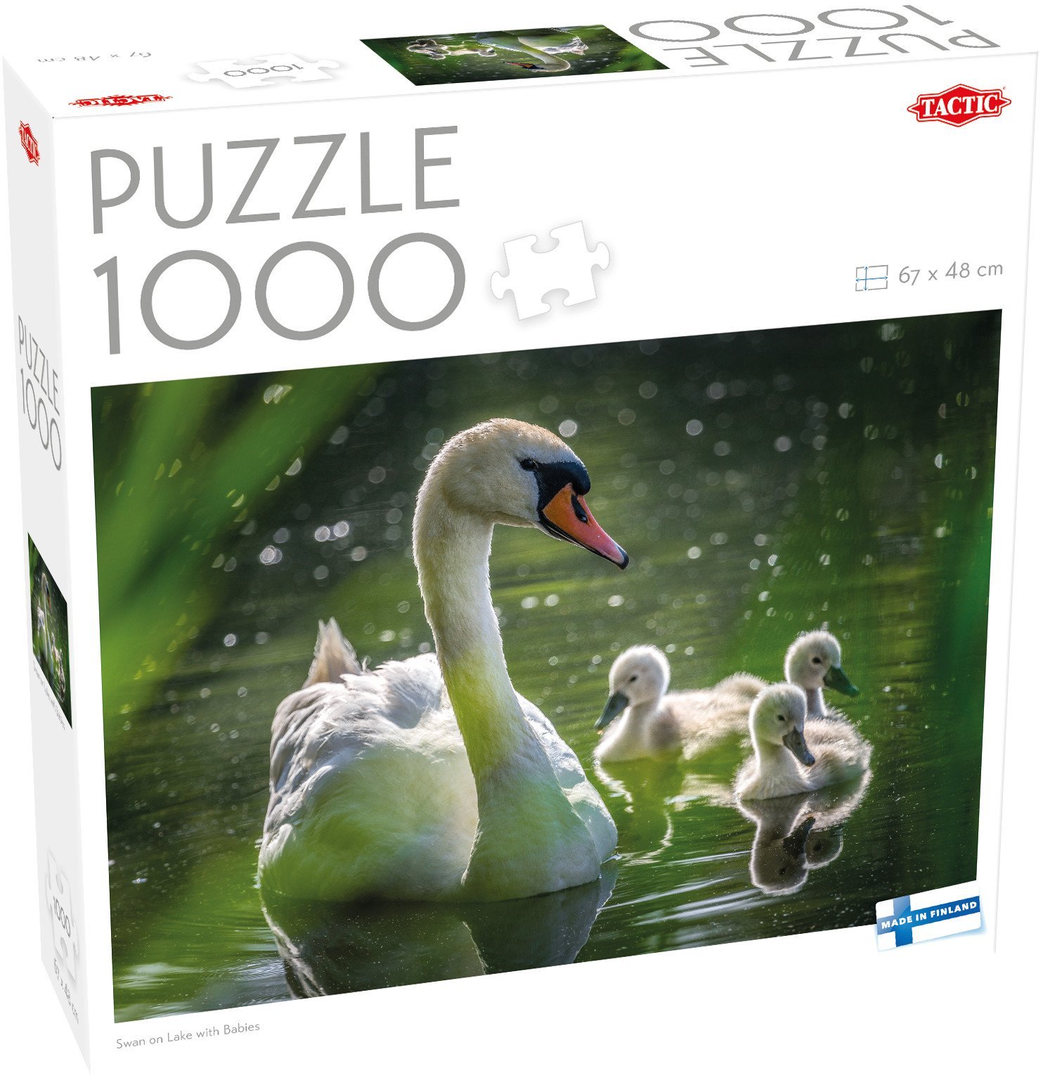 Tactic Puzzle Lovers Swan on Lake with Babies 1000 pcs puzzle