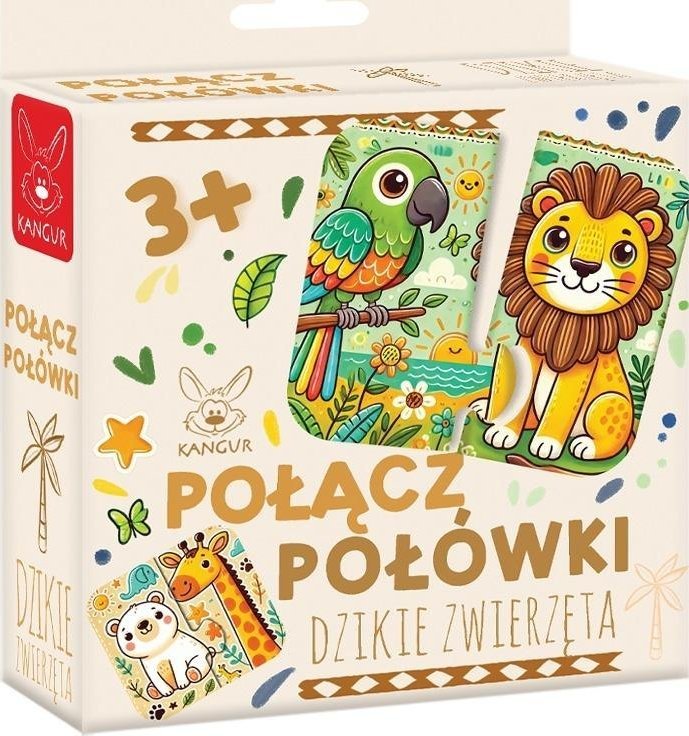 Połącz połówki Dzikie Zwierzęta