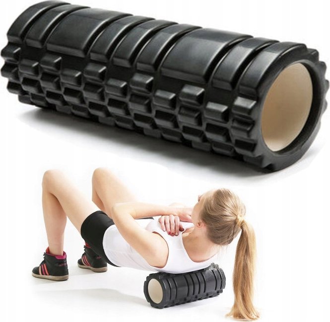 OWL-TECH DUŻY WAŁEK DO MASAŻU PLECÓW NÓG MASAŻER ROLER 45cm DO ROLOWANIA MIĘŚNI