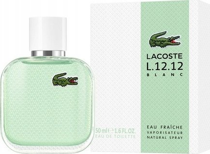 Lacoste Lacoste, L.12.12 Blanc Eau Fraiche, Eau De Toilette, For Men, 50 ml For Men