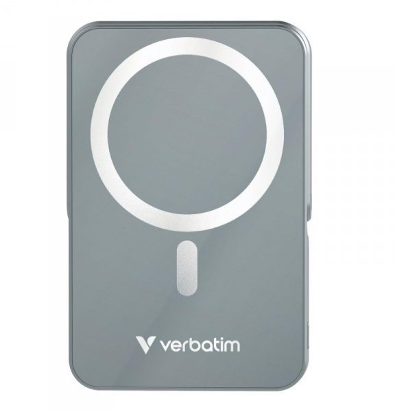 Verbatim Power Bank mit Standfuß mag.wireless 10000mA grau 32268