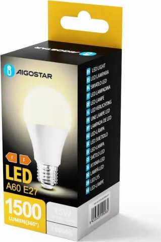 Aigostar Żarówka LED A60 E27 15W 3000k LED A60 E27 15W 3000k